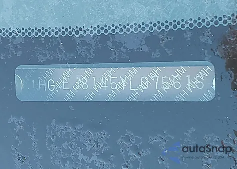 2000 Honda Civic Ex z USA, uszkodzony, nr VIN 1HGEJ8145YL075615